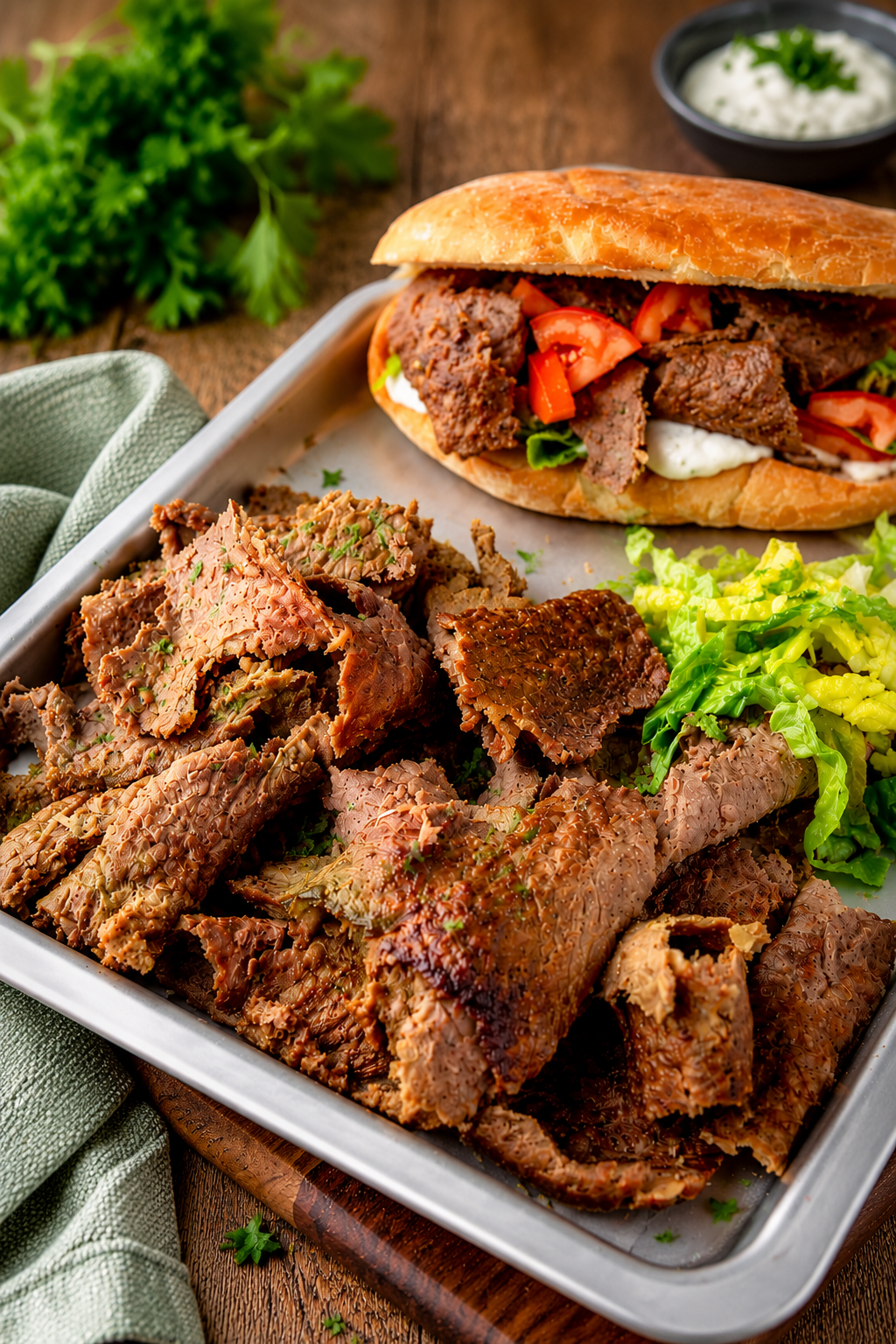 Instagram Döner aus Rindfleisch